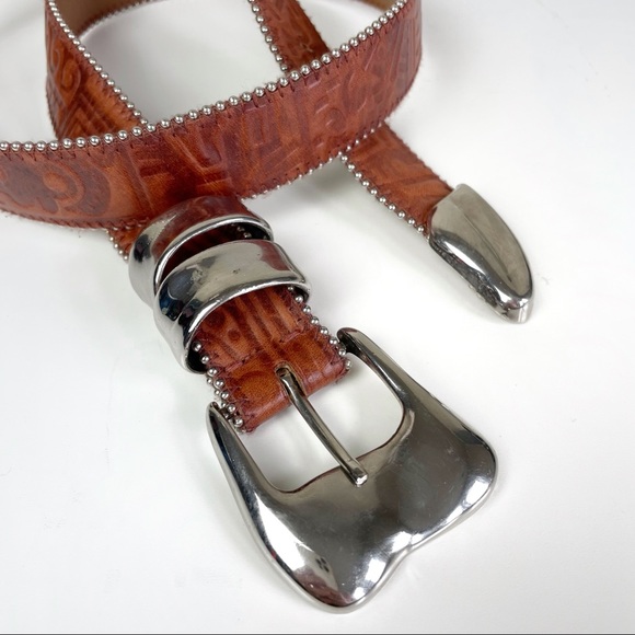 Vintage Accessories - Vintage 1987 Accessories by Pearl Genuine Leather Belt